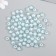 Plastic beads "Blue" glossy set 20 grams d = 0.8 cm