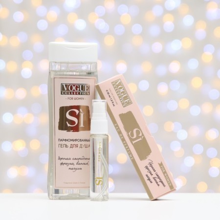 Gift set women SI, shower gel 250 ml, perfumery water 30 ml-1