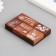 Printing wood, rubber "flow of flowers" set 6 pcs 9.6x6.6x1.6 cm