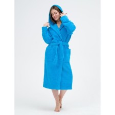 Women's Tainted Hood with a hood, size 56-58, blue color
