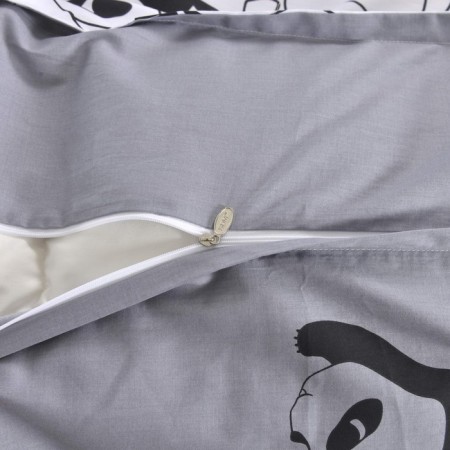 Bed linen euro "Panda", size 230x250 cm, 200x220 cm, 50x70 cm - 2 pcs, 70x70 cm - 2 pcs-2