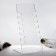 A neckline 11x8x22 cm, 3 mm plexiglass, transparent, in a protective film