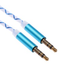 Audio Oxion AUX018, Jack 3.5 mm (M) -Jack 3.5 mm (M), 1m, blue