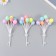 Decor for creativity plastic "Bound of balloons" 8 pcs 16.6 cm