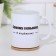 Sublimation mug "February 23. Bear in helmet ", with application