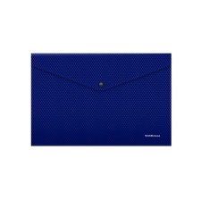 The A4 button, 180 μm, Erichkrause Diamond Total Blue, contains up to 120 sheets, translucent, with embossing, blue