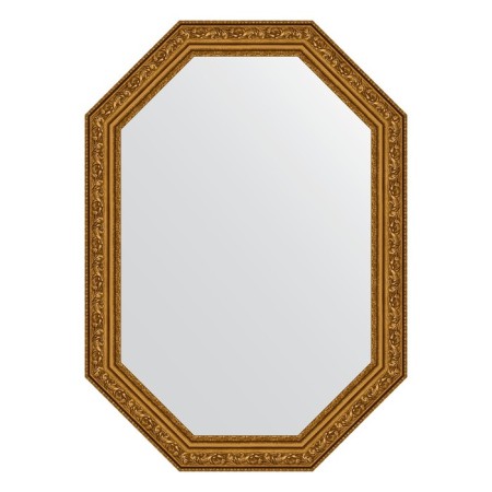 Mirror in the baguette frame, vignette aged gold 56 mm, 50x70 cm