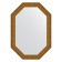 Mirror in the baguette frame, vignette aged gold 56 mm, 50x70 cm