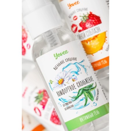 Moisturizing Yovee gel “comfortable sliding” with d-panthenol, aloe and chamomile, 50 ml-6