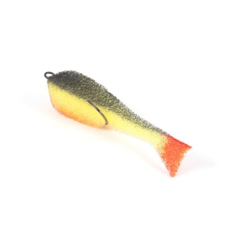 Yaman foamy fish on a double, 80 mm, color 19 UV, 5 pcs.-5