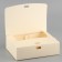 Gift folding box, packaging, "beige", 16.5 x 12.5 x 5 cm, without tape