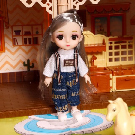 House for dolls "My dear house", with dolls 2 pcs., 298 details, with accessories-7