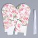 Bonbonniere box, gift packaging, “flowers”, 7.5 x 8 x 7.5 cm