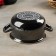 Metallic pan, 2.1 l, glass cover, induction, black color