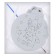 Christmas tree decoration for coloring "Snow" 4 pcs., Brush