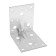 Corner fixed reinforced tundra, 100x100x85x2 mm, in packaging 4 pcs.