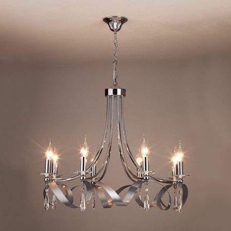 ADELIA 8x60W E14 chrome 78x78x58cm-1