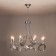 ADELIA 8x60W E14 chrome 78x78x58cm