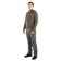 Payer Sweatshirt "Tahoe", fleece 150g, gray with lemon, rr 40-42 Height 170-176