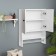Bathroom cabinet, white, white, 48.6 x 65 x 15 cm