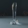 Souvenir glass stele "Prize - you number 1" 8x8x22 cm