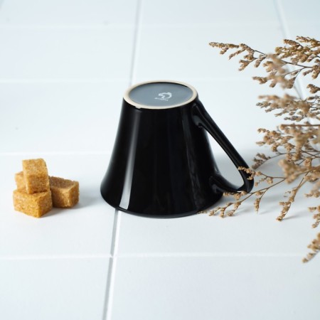 Coramic Dolyana COFFEE BREAK mug, 180 ml, black color-4