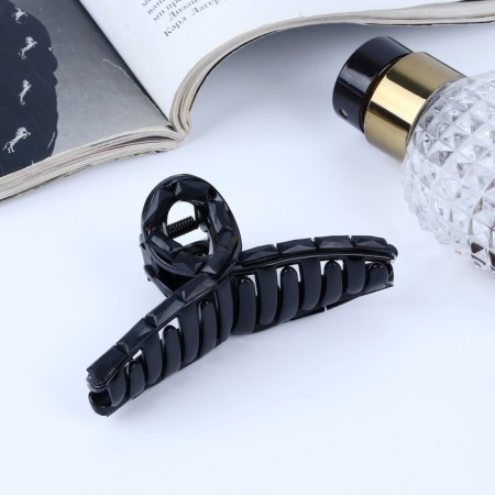 Hair crab "Carol" loop, 8.5x3.5 cm, black-1