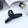 Hair crab "Carol" loop, 8.5x3.5 cm, black