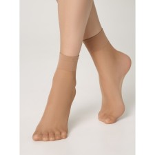 Носки женские прозрачные Conte Elegant Solo 20, размер 23-25, цвет natural , 2 пары