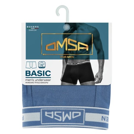 Men's panties Omsa 1234, size 44, Jeans color-2