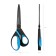 Scissors 19 cm, Explorer, increased thickness of blades, with non-steel coating, handles with anti-slip rubber inserts