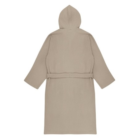 Wafel bathrobe Sofi de Marko naomi, with a hood, size m, color beige-2