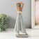 Polystone souvenir "Girl practicing yoga" 11x6.5x27 cm