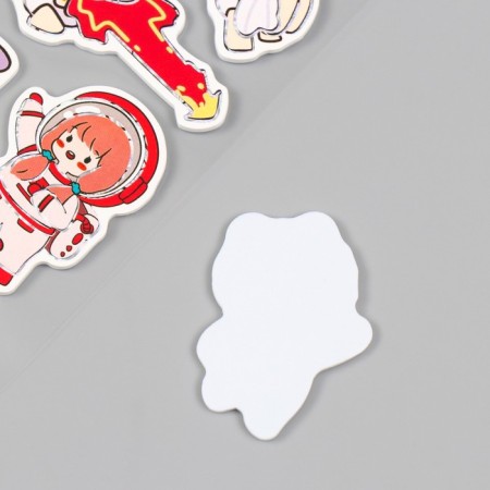 Stickers for creativity Paper "Delicate astronaut" 15x30 cm-3