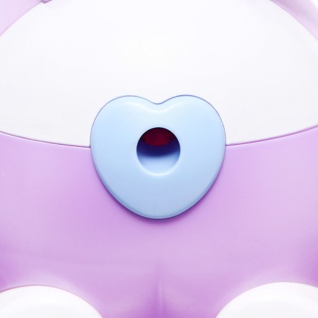 Mechanical sharpener with container, lilac ears/white-3