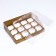 Confectionery folding box for 12 cupcakes 31x 23.5 x 10, gold