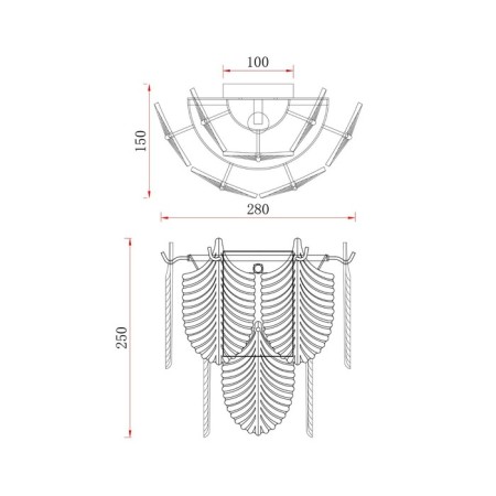 Wall lamp (sconces) hluya, 1xe14, color gold-1