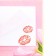 Gift set: Paper block 10 liters and handle-lobe "March 8"
