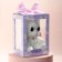 Soft toy "Bunny La Pu-la", white color, 20 cm