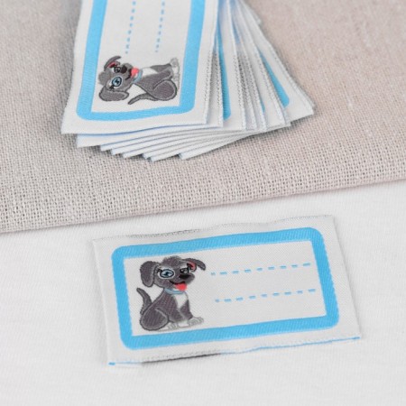 Puppy "puppy", 5.5 × 3.2 cm, blue color-1