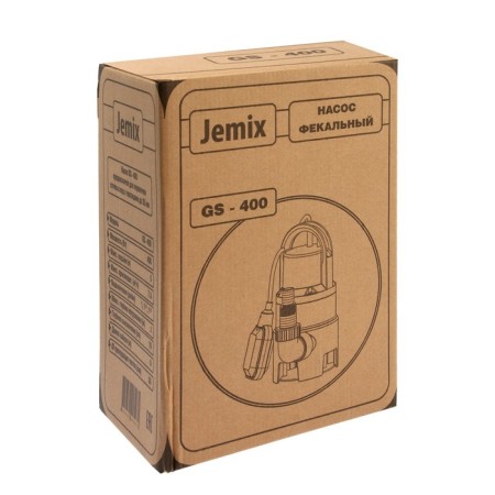 Fecal pump Jemix GS-400, 400 W, pressure 5 m, 125 l/min, particle diameter 35 mm-5