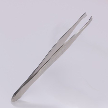 Pinzet beast, narrow, 9 cm, silver color