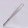 Pinzet beast, narrow, 9 cm, silver color