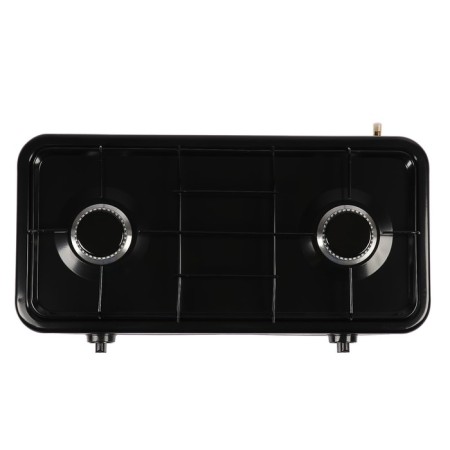 GAZE ENERGY EN-002B, 2 burners, black-1