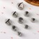 Set of pastry jackets, 9 pcs