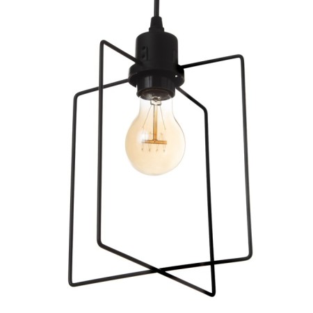 Economic light "Flower" 1x40W E27 Black 16x16x26-78 cm.-4