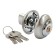 Wrap with the MH-CYL SN/CP cylinder, the color is white nickel, chrome