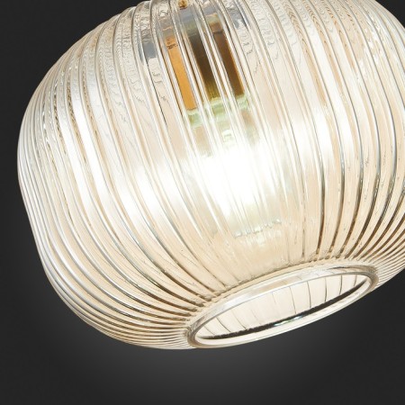 STL LUCE Sus. SL1154.313.01. Gran. 1x60 W, E27, 24.5x24.5x38 cm, brass color-7