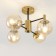 Cutilux Catilux chandelier CL143143 50x50x30 cm, 4x40W, E14, brown color