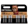 Battery Alkalin Opticell, AA, LR6-8BL, 1.5B, blister, 8 pcs